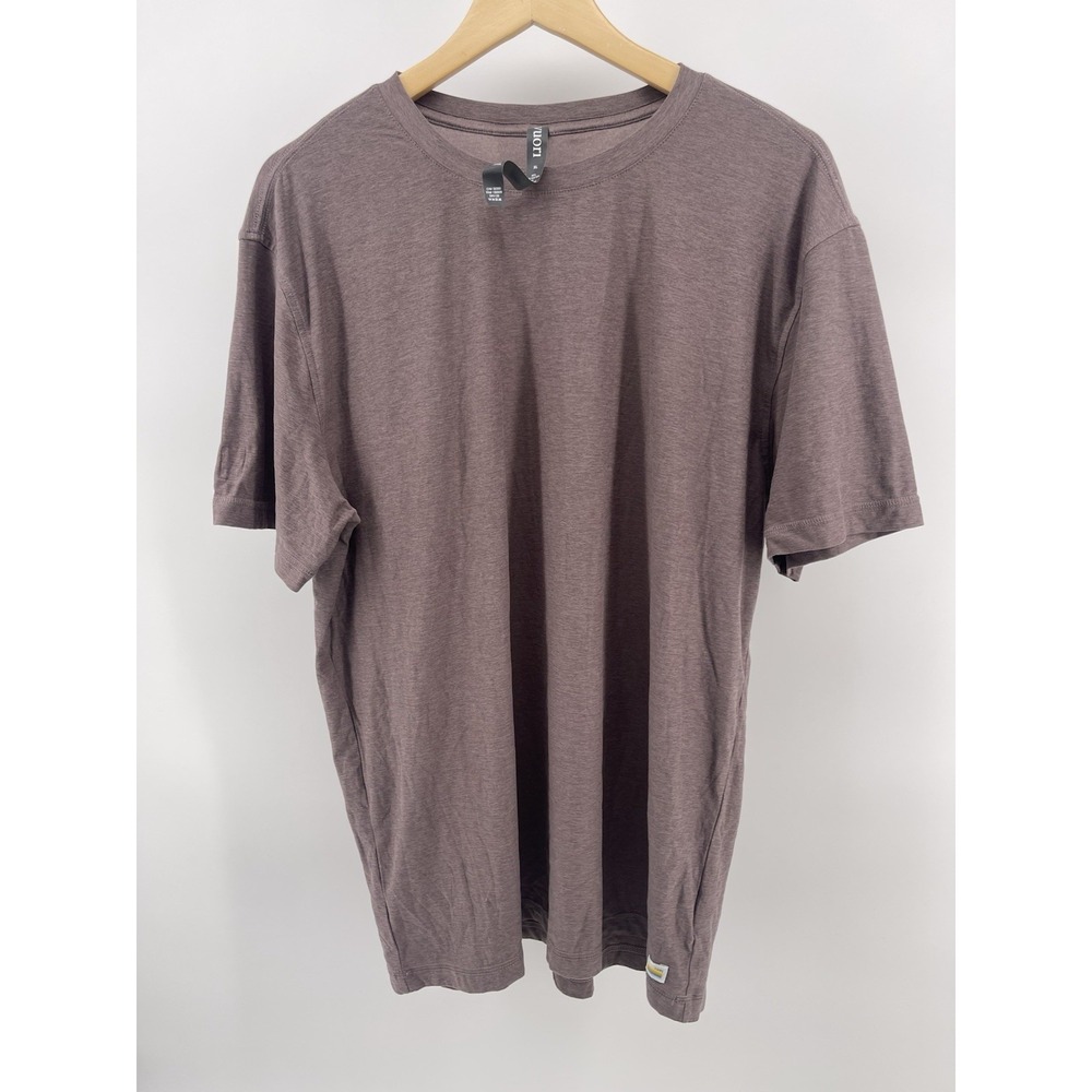 Vuori Men's Short Sleeve Tee in Mauve Brown